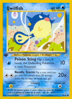 Qwilfish 49/64 — Neo Revelation
