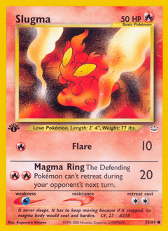 Slugma 53/64 — Neo Revelation