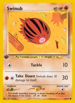 Swinub 57/64 — Neo Revelation