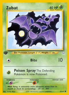 Zubat 59/64 — Neo Revelation