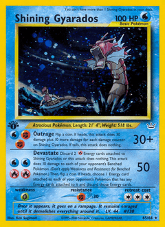 Shining Gyarados 65/64 — Neo Revelation