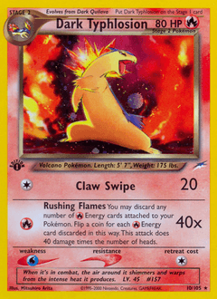 Dark Typhlosion 10/105 — Neo Destiny