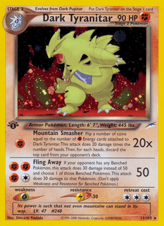 Dark Tyranitar 11/105 — Neo Destiny