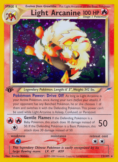 Light Arcanine 12/105 — Neo Destiny