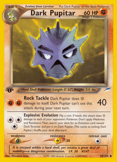Dark Pupitar 38/105 — Neo Destiny