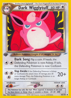 Dark Wigglytuff 40/105 — Neo Destiny