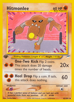 Hitmonlee 42/105 — Neo Destiny