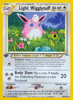 Light Wigglytuff 54/105 — Neo Destiny