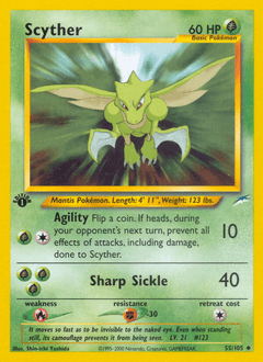 Scyther 55/105 — Neo Destiny