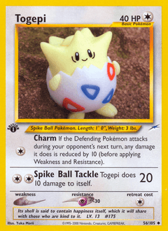 Togepi 56/105 — Neo Destiny