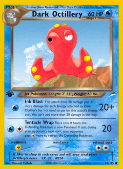 Dark Octillery 62/105 — Neo Destiny