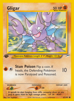 Gligar 67/105 — Neo Destiny