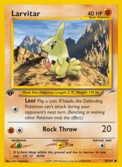 Larvitar 70/105 — Neo Destiny