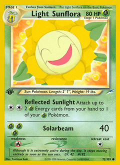 Light Sunflora 72/105 — Neo Destiny