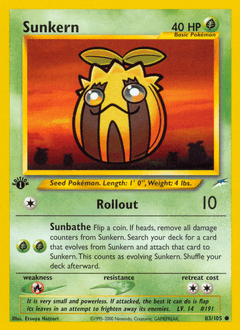 Sunkern 83/105 — Neo Destiny