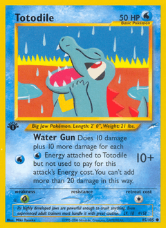 Totodile 85/105 — Neo Destiny
