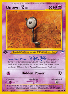 Unown [L] 86/105 — Neo Destiny
