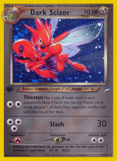 Dark Scizor 9/105 — Neo Destiny