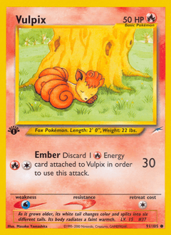 Vulpix 91/105 — Neo Destiny