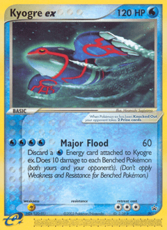 Kyogre ex 1/40 — Nintendo Black Star Promos
