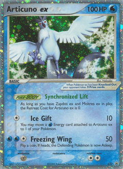 Articuno ex 32/40 — Nintendo Black Star Promos