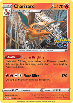 Charizard 10/78 — Pokémon GO