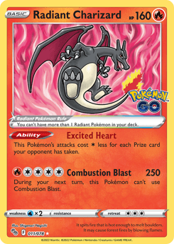 Radiant Charizard 11/78 — Pokémon GO