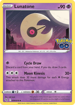 Lunatone 34/78 — Pokémon GO