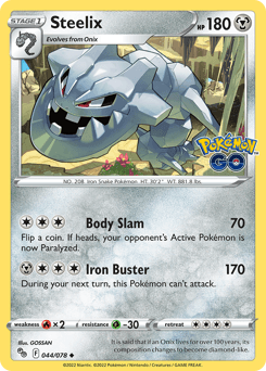 Steelix 44/78 — Pokémon GO