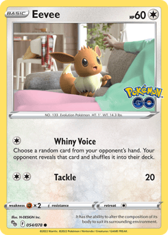 Eevee 54/78 — Pokémon GO