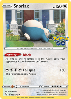 Snorlax 55/78 — Pokémon GO