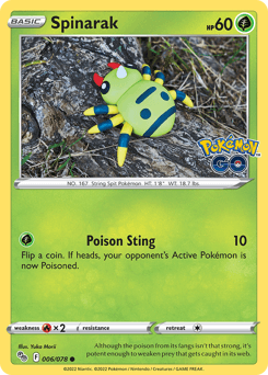 Spinarak 6/78 — Pokémon GO