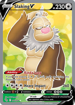 Slaking V 77/78 — Pokémon GO