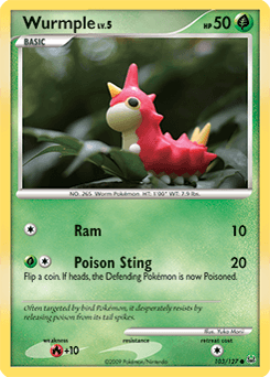 Wurmple 103/127 — Platinum