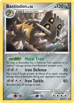 Bastiodon 20/127 — Platinum