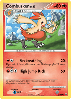 Combusken 45/127 — Platinum