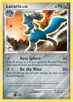 Lucario 53/127 — Platinum