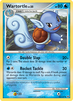 Wartortle 65/127 — Platinum