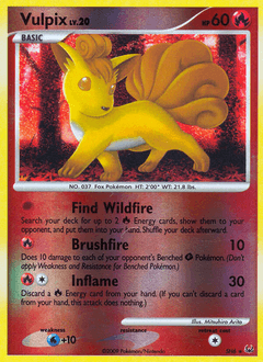 Vulpix SH6/127 — Platinum