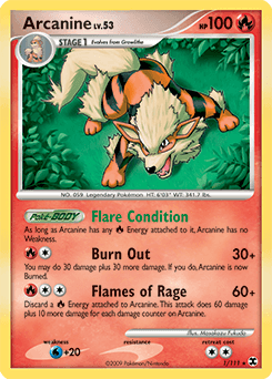 Arcanine 1/111 — Rising Rivals
