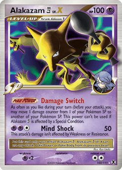 Alakazam E4 LV.X 103/111 — Rising Rivals