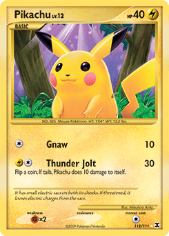 Pikachu 112/111 — Rising Rivals
