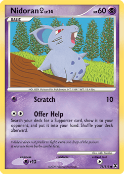 Nidoran ♀ 71/111 — Rising Rivals