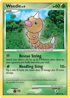 Weedle 86/111 — Rising Rivals