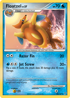 Floatzel 58/147 — Supreme Victors
