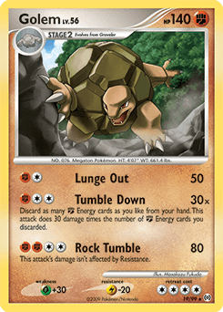 Golem 19/99 — Arceus