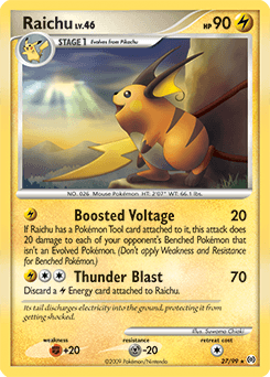 Raichu 27/99 — Arceus