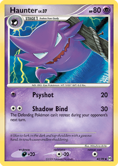 Haunter 42/99 — Arceus
