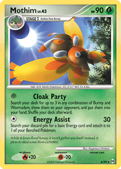 Mothim 6/99 — Arceus