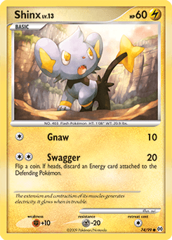 Shinx 74/99 — Arceus